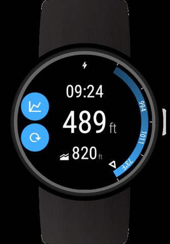 Screenshot 8: Altimeter for Wear OS (Android Wear)