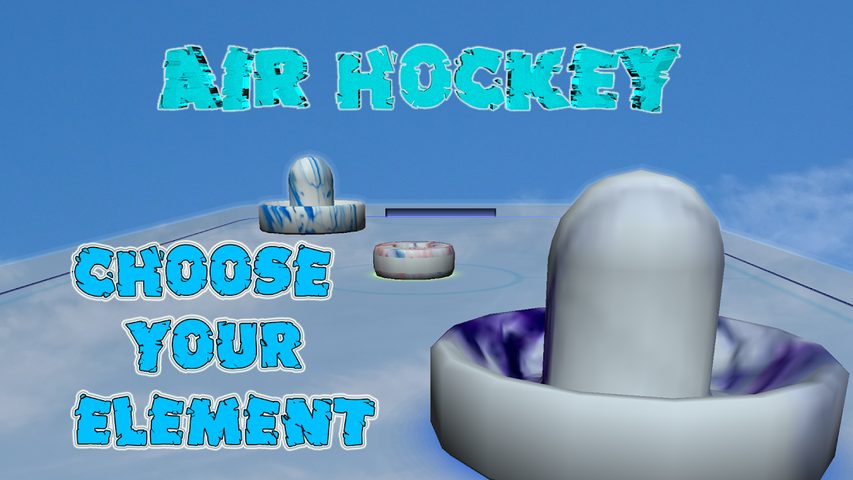 Screenshot 1: Air Hockey - War of Elements