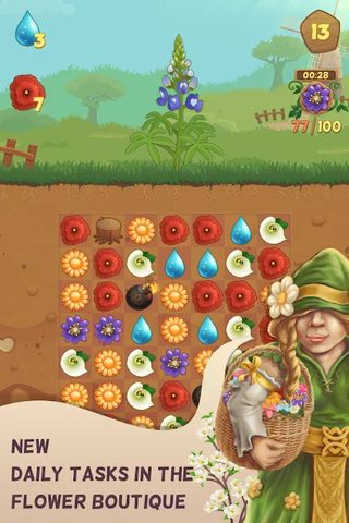 Screenshot 15: Flower Book Match3 Puzzle Game