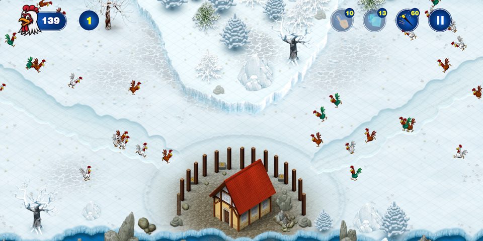 Screenshot 2: Chicken Frenzy - Save the Farm
