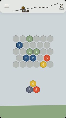 Screenshot 1: Merge 2048 Hexa Puzzle