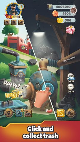 Screenshot 1: Trash Tycoon: idle simulator