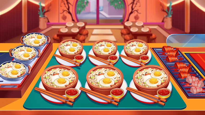 Screenshot 1: Asian Cooking Games Restaurant