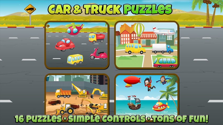 Screenshot 9: Car and Truck Puzzles For Kids