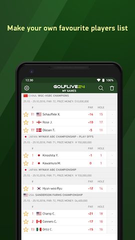 Screenshot 3: Golf Live 24 - golf scores