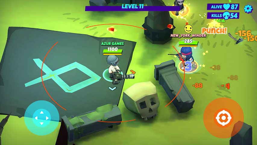 Screenshot 3: Warriors.io - Battle Royale