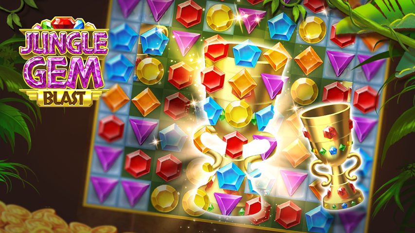 Screenshot 3: Jungle Gem Blast: Wild Jewels