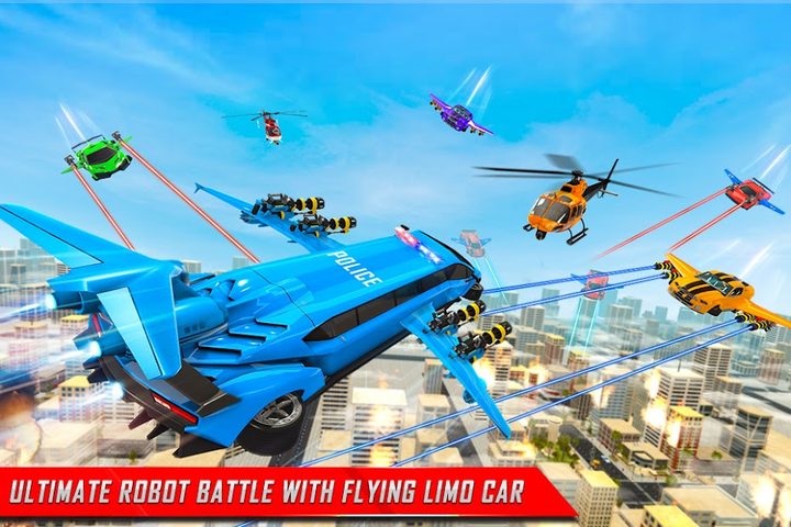 Screenshot 2: Limo Robot Car Game:Robot Game