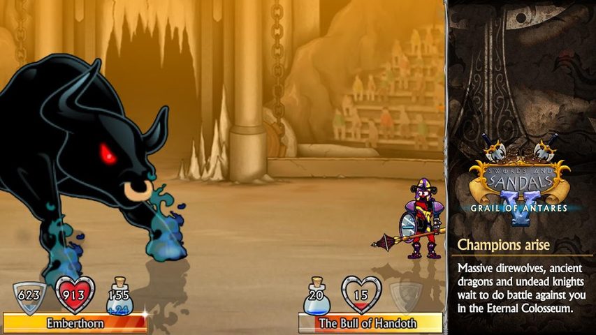 Screenshot 3: Swords and Sandals 5 Redux