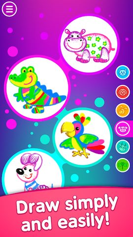 Screenshot 1: Toddler coloring apps for kids! Drawing games!