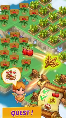 Screenshot 4: Tastyland-merge&puzzle cooking