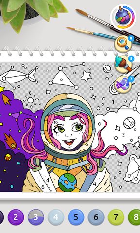 Screenshot 4: Color Stories: art gallery