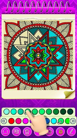 Screenshot 2: Mandala Coloring 2021