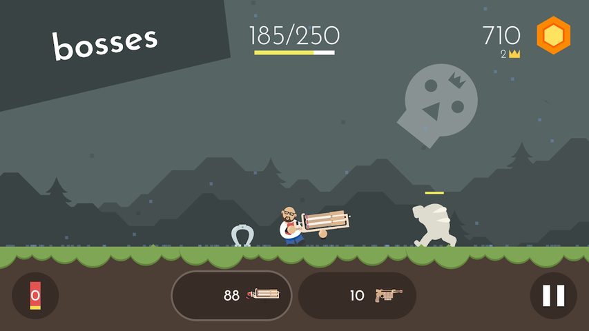 Screenshot 3: Slingshots vs. Zombies