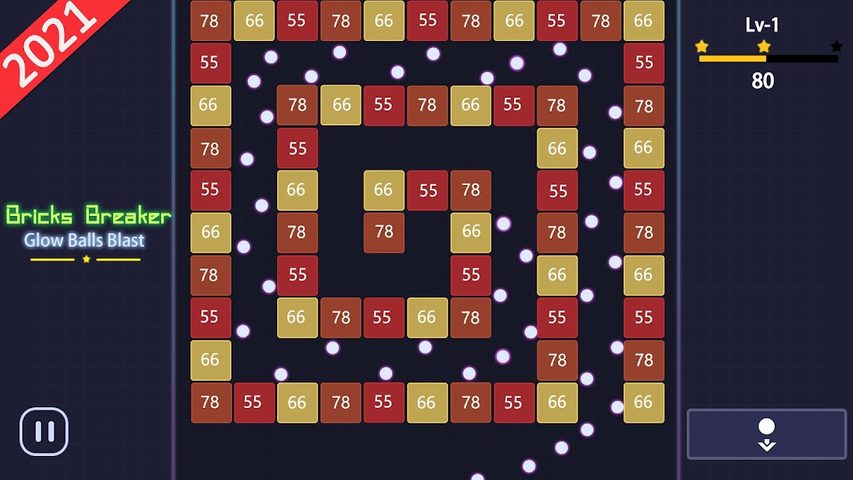 Screenshot 5: Bricks Breaker-brick game