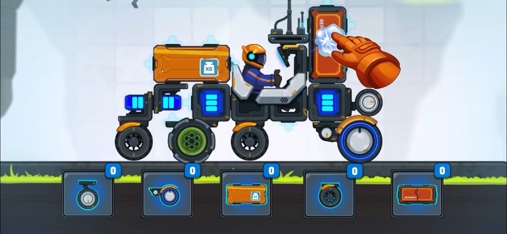 Screenshot 1: Rovercraft 2: Race a space car 4+