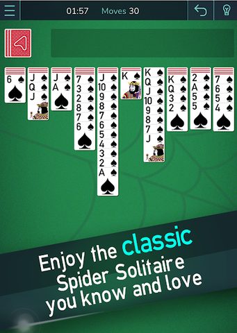 Screenshot 2: Spider Solitaire - Classic Solitaire Card Games