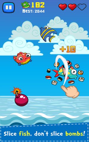 Screenshot 1: Sushi Ninja