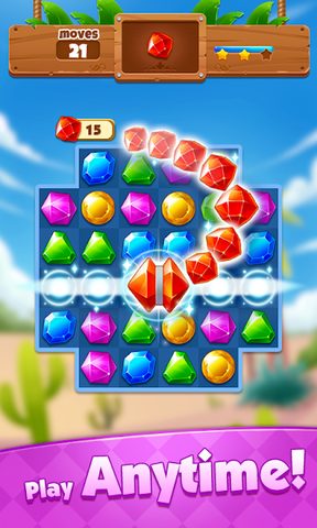 Screenshot 3: Jewel Adventure - Match 3 In Temple & Jungle
