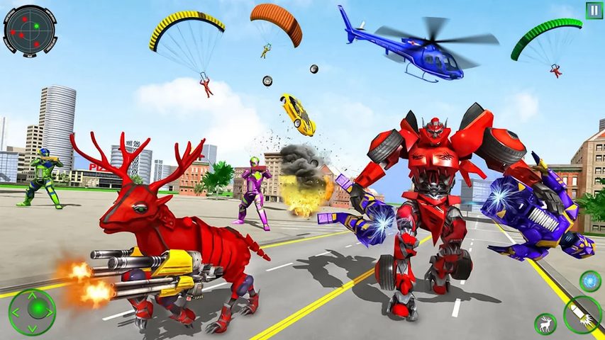 Screenshot 24: Deer Robot Car Game-Robot Game