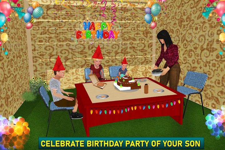 Screenshot 4: Virtual Single Mom Simulator: Family Mother Life