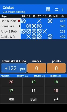 Screenshot 3: Darts Scoreboard