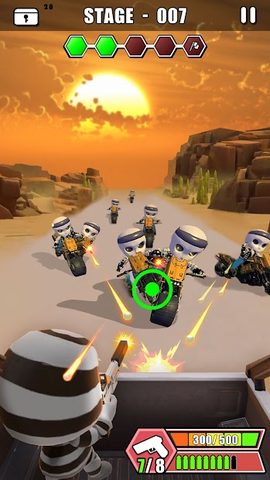 Screenshot 1: Shooting Car 3D
