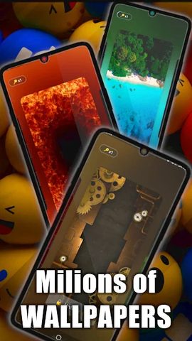 Screenshot 2: Emoji Live Wallpaper