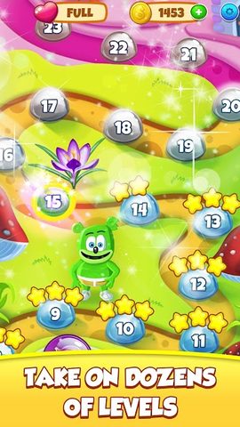 Screenshot 3: Gummy Bear Bubble Pop - Kids Game