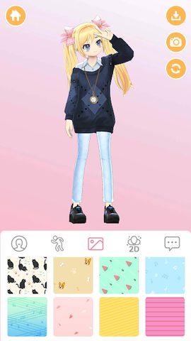 Screenshot 1: Girl-Styledoll Fashion Show - 3D Avatar maker