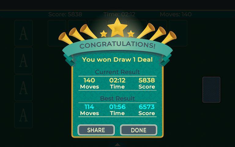 Screenshot 12: Solitaire Klondike classic.