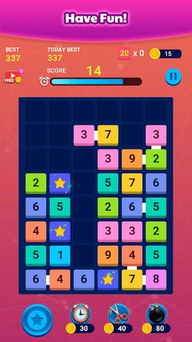 Screenshot 7: Merge Block: Number Puzzle Fun
