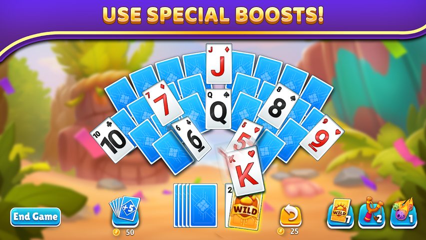 Screenshot 3: Puzzle Solitaire - Tripeaks Escape with Friends