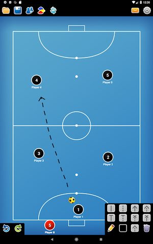 Screenshot 9: Coach Tactic Board: Futsal