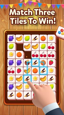Screenshot 1: Tile World - Fruit Candy Triple Match