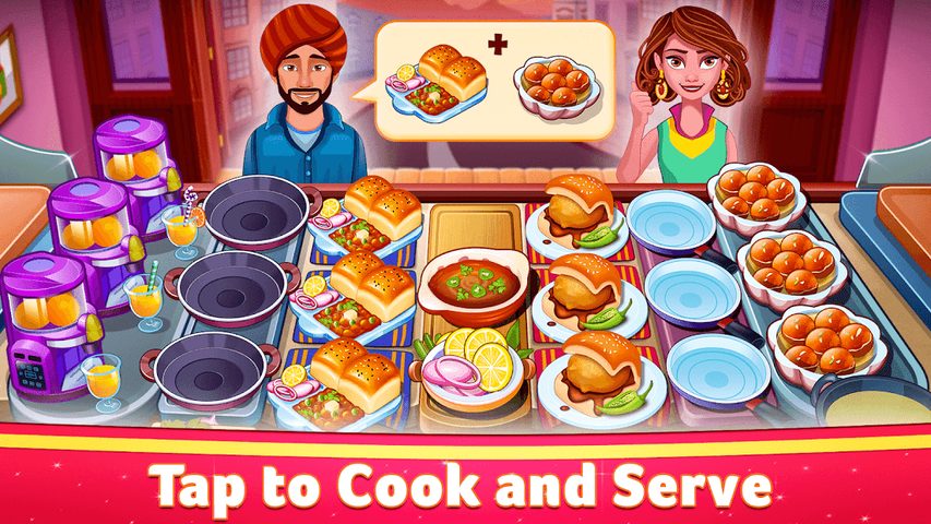 Screenshot 2: Indian Cooking Star: Chef Game