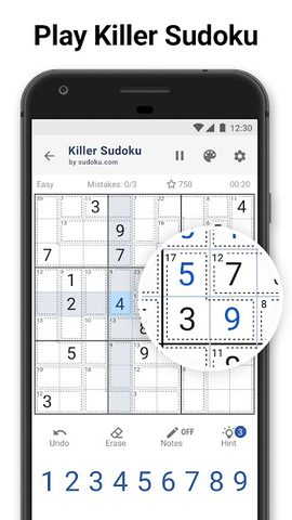 Screenshot 1: Killer Sudoku by Sudoku.com