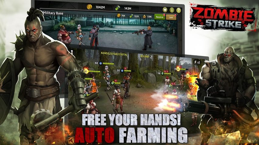 Screenshot 5: Zombie Strike：last war AFK RPG