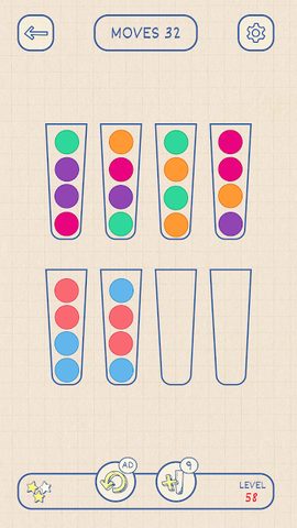 Screenshot 4: Dot Sort・2048 : Color sorting
