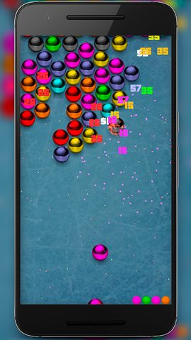 Screenshot 1: Magnetic balls bubble shoot