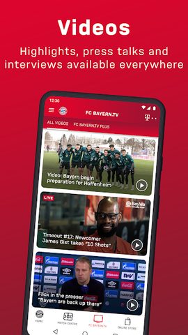 Screenshot 5: FC Bayern München - soccer news & goal live scores