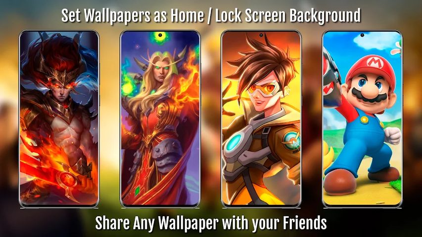 Screenshot 4: Gaming Wallpapers Full HD / 4K