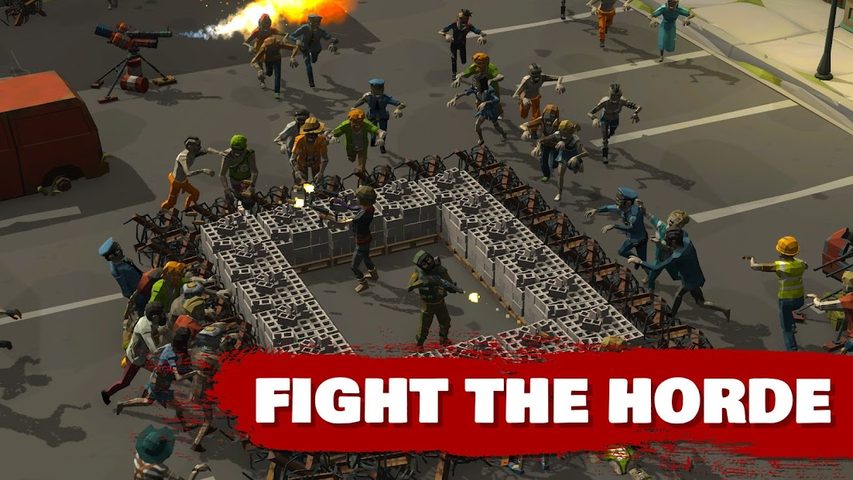 Screenshot 2: Overrun: Zombie Tower Defense Apocalypse Game