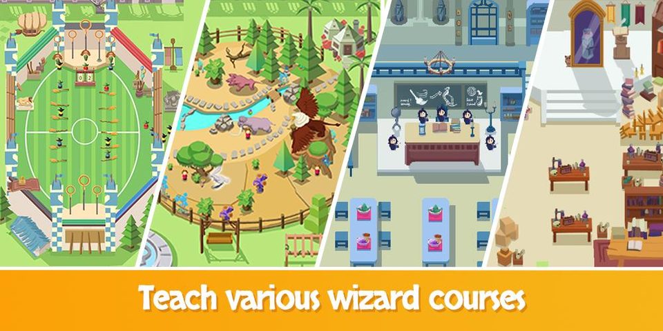 Screenshot 3: Idle Wizard School