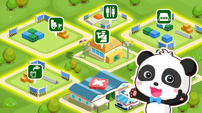 Screenshot 2: Baby Panda Earthquake Safety 2