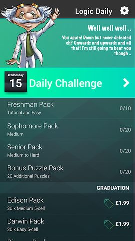 Screenshot 2: Logic Puzzles Daily - Solve Logic Grid Problems
