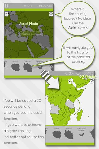 Screenshot 3: Enjoy Learning World Map Puzzle