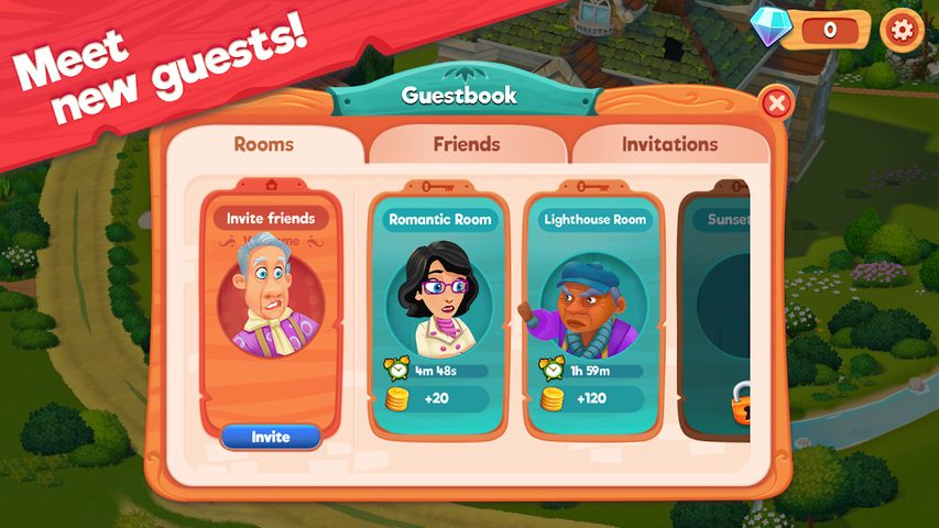 Screenshot 5: Delicious B&B: Decor & Match 3