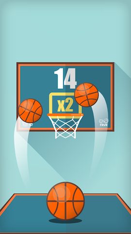 Screenshot 1: Basketball FRVR - Dunk Shoot