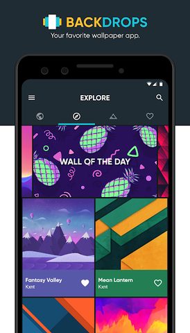 Screenshot 1: Backdrops - Wallpapers